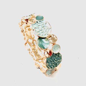 🆕💖Mint Spring Enamelled Comfort Stretch Bracelet